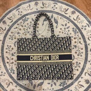 Christian Dior Monogram Tote Bag